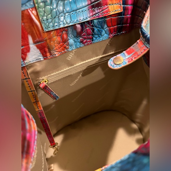 Brahmin Multicolored Fanciful Melbourne Leather Bag - Picture 4 of 8